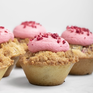 Vegansk Rabarbramuffins
